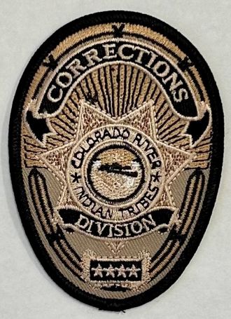 COLORADO RIVER TRIBAL CORRECTIONS BADGE PATCH.